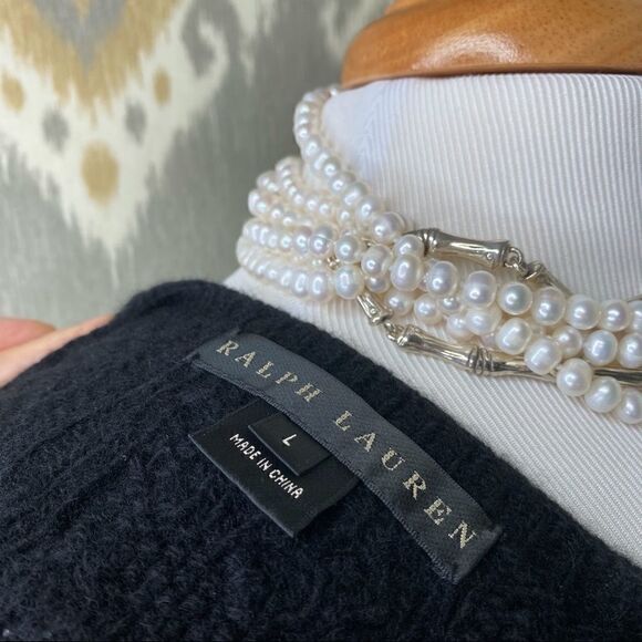 Ralph Lauren Jet Beaded Cashmere Cable Sweater - Picture 3 of 17